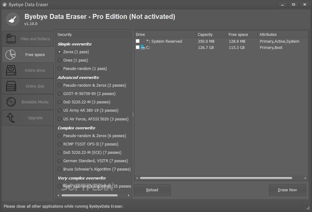 Download Byebye Data Eraser