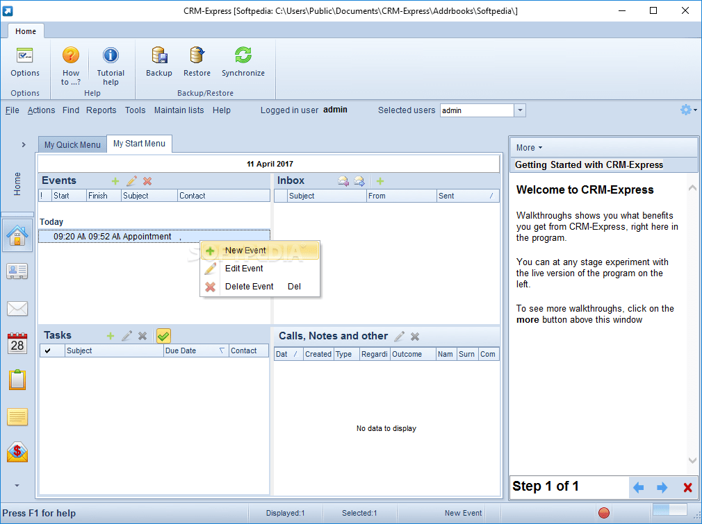 CRMExpress eSales 2017.3.1.0 Download, Review, Screenshots