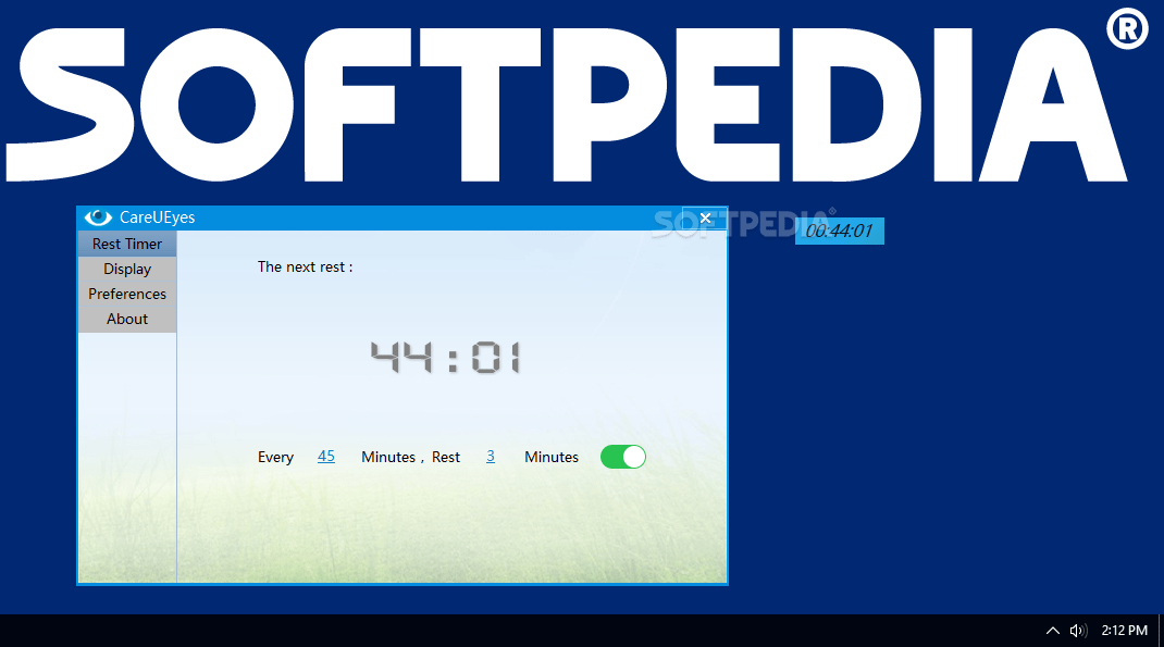 Download CareUEyes Free blue Light Filter, screen dimmer 2.0.0.8