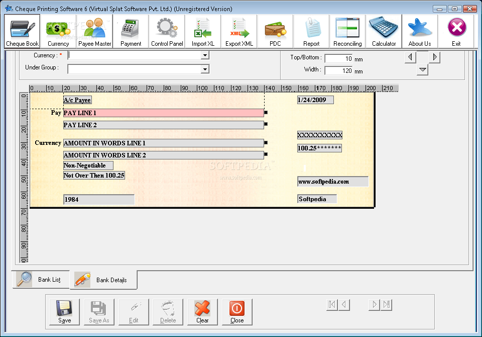 Cheque Printing Software Free Download Full Version In Excel