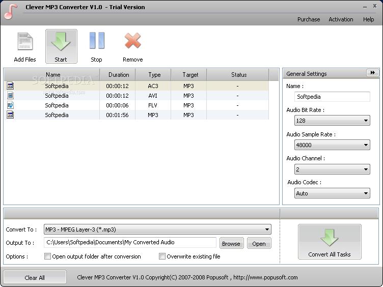 Clever MP3 Converter 1.0.0 Build 2851 Download, Review, Screenshots