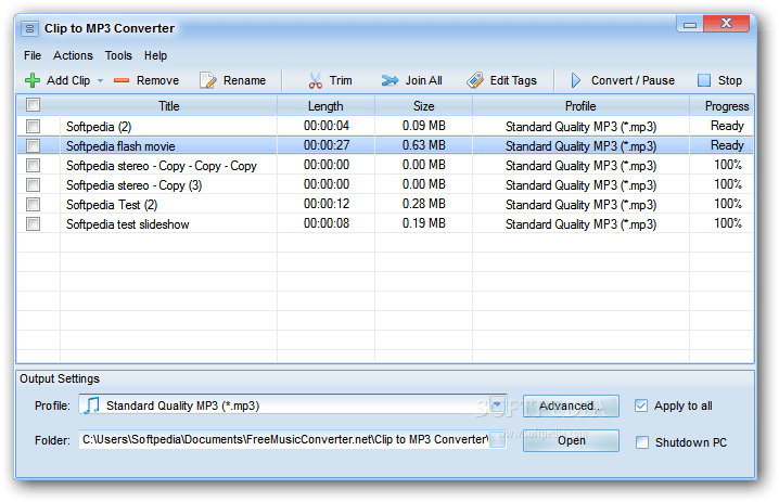 Download Clip to MP3 Converter 1.0