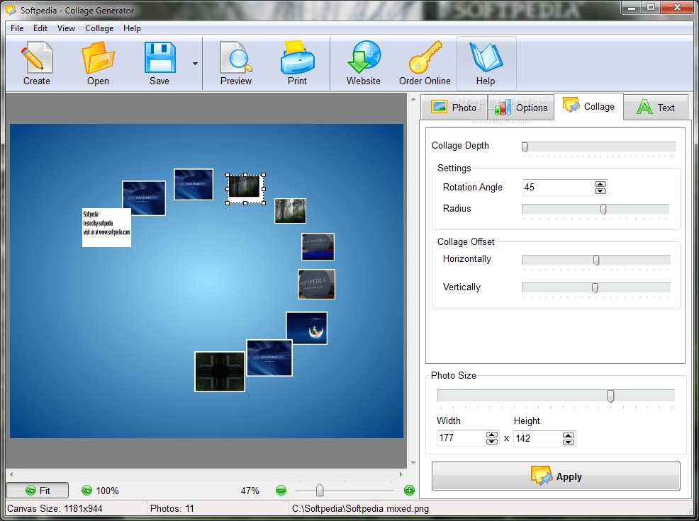 Collage Generator 1.36 Download, Review, Screenshots