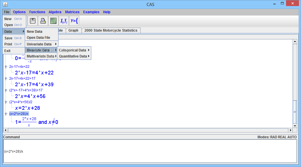 Computer Algebra System (CAS) Download Free (Windows) 1.2 Softpedia