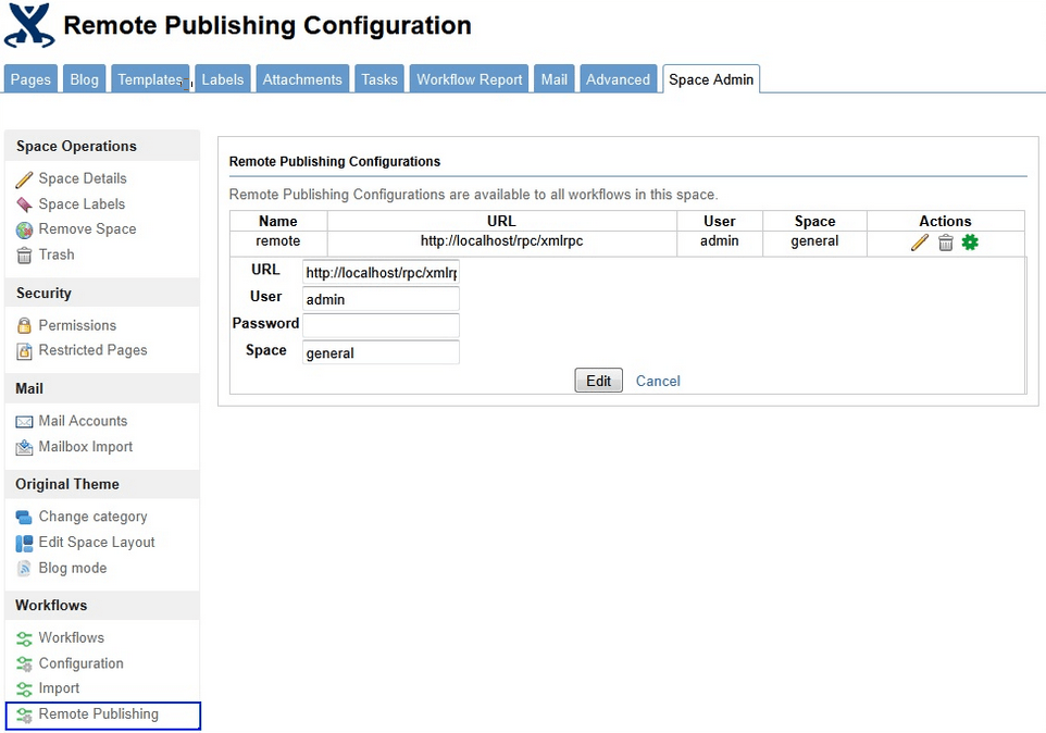 Download Confluence Remote Publishing Plugin