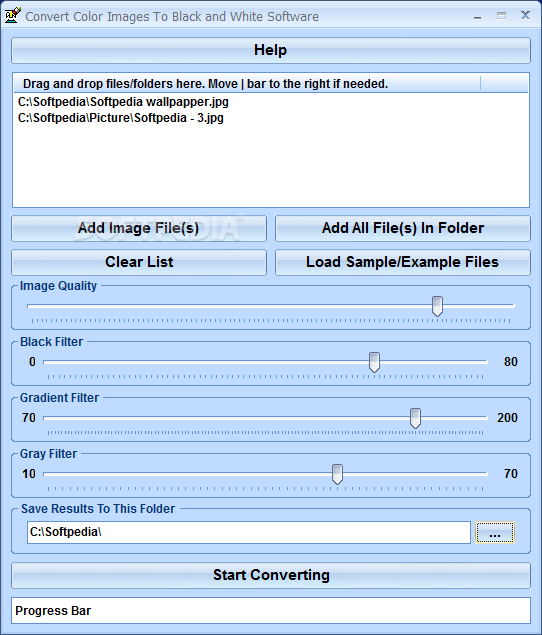 Download Convert Color Images To Black and White Software