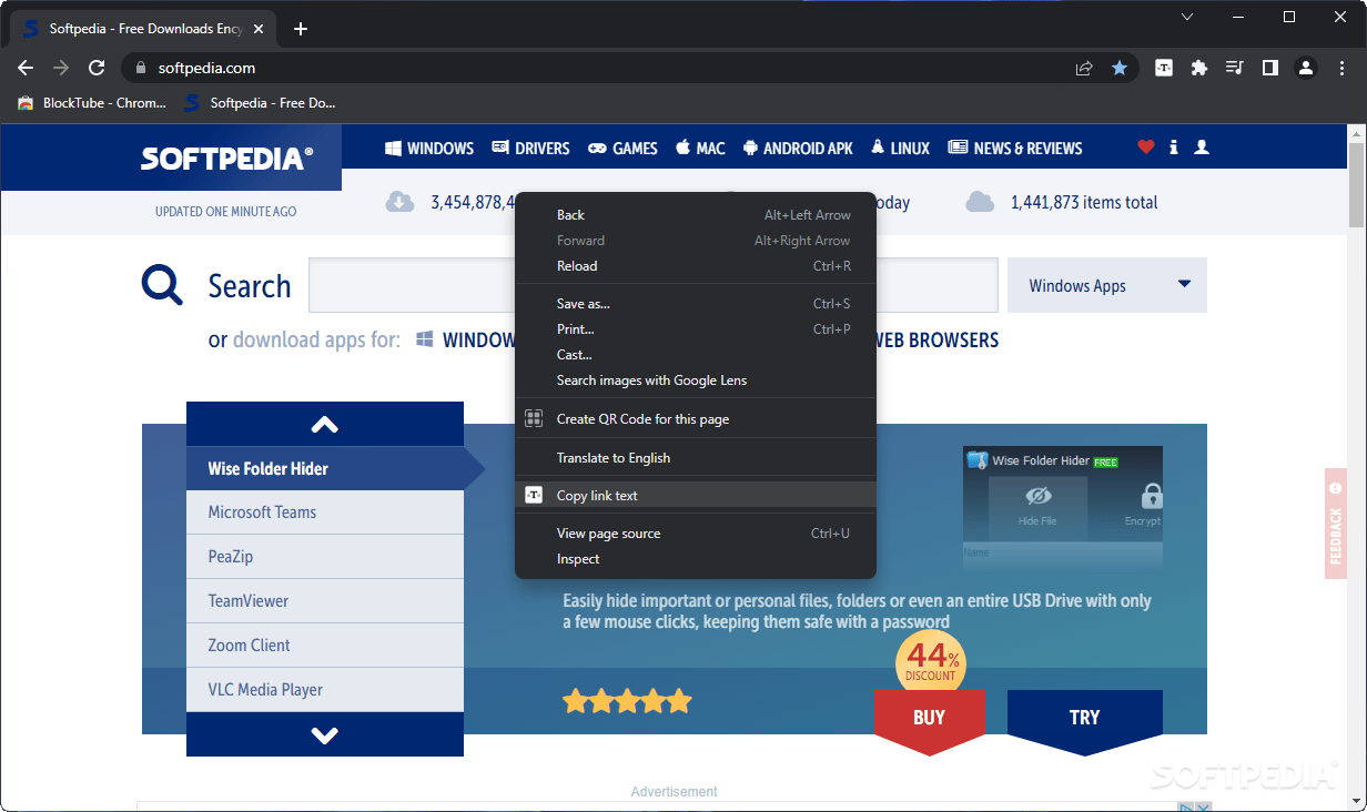 Copy Link Text for Chrome 3.0.3 Download, Review, Screenshots