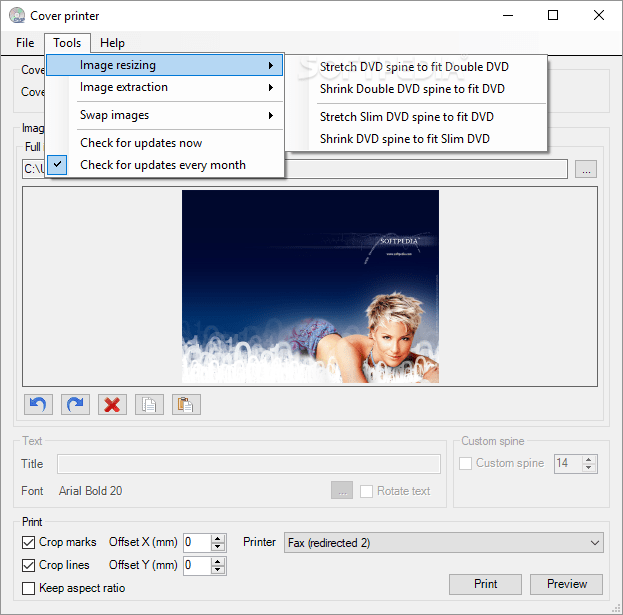 CoverPrinter 1.4.1.1 Download, Review, Screenshots