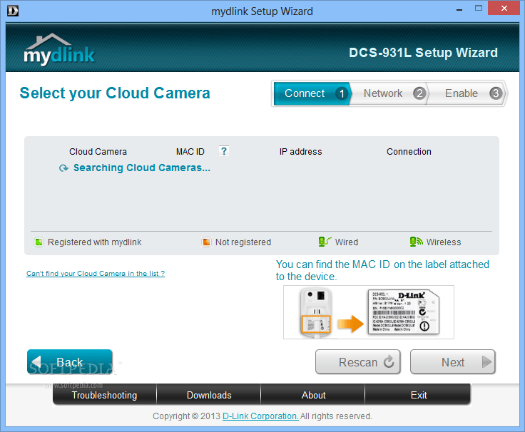 DCS931L Setup Wizard 1.04.03 Download, Screenshots