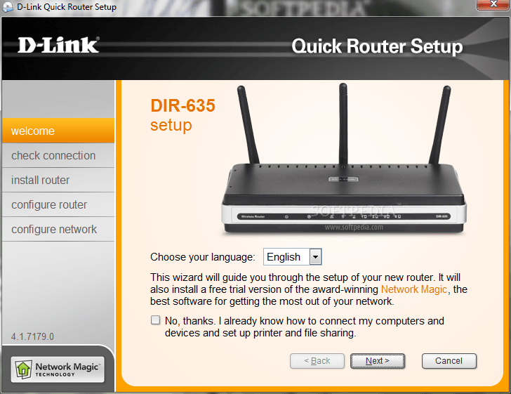 D Link Quick Router Setup Wizard Data Com Link