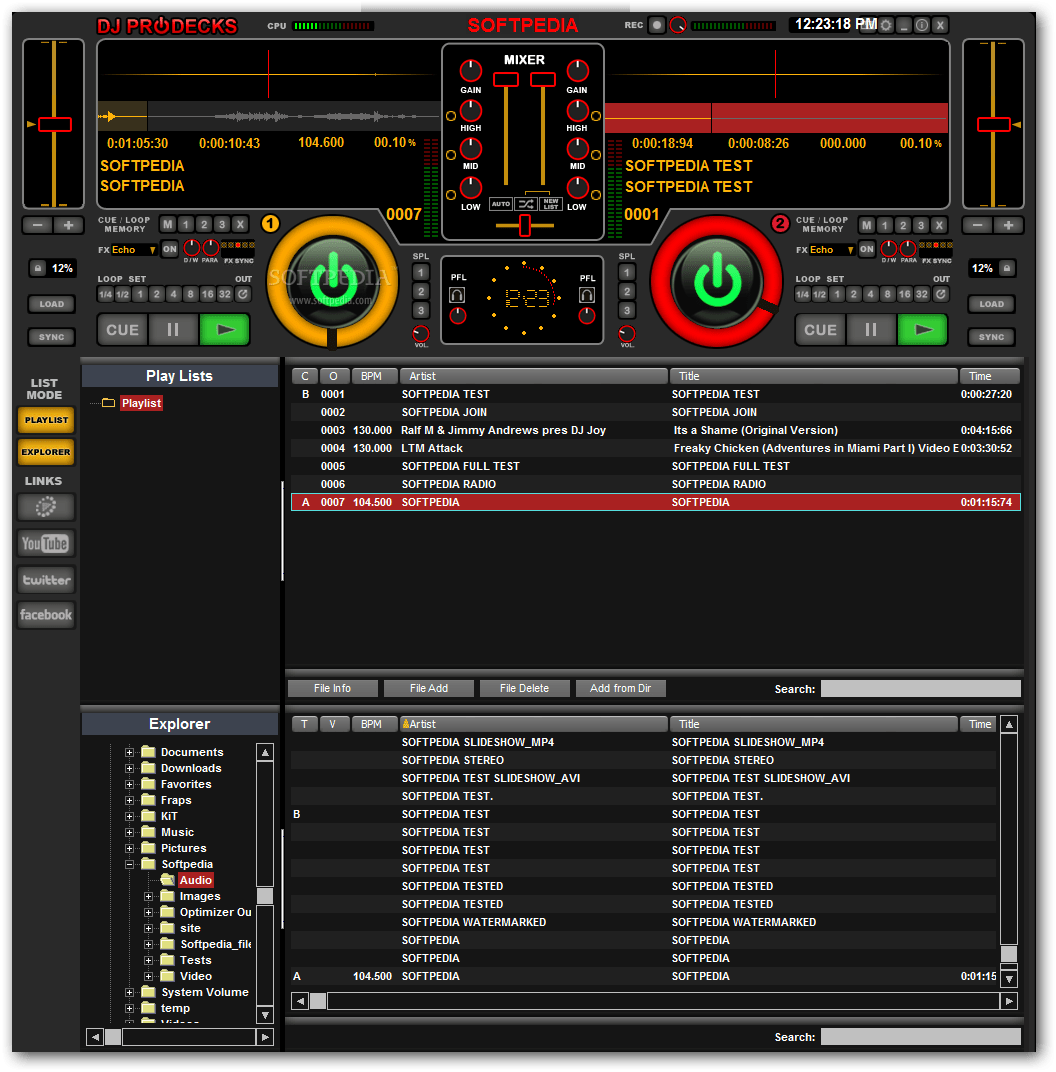 DJ ProDecks 2.0 Download, Review, Screenshots