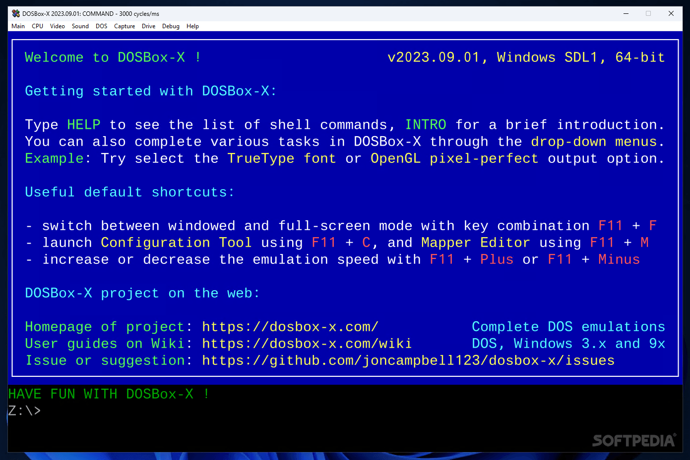 DOSBoxX 2024.10.01 Download, Review, Screenshots