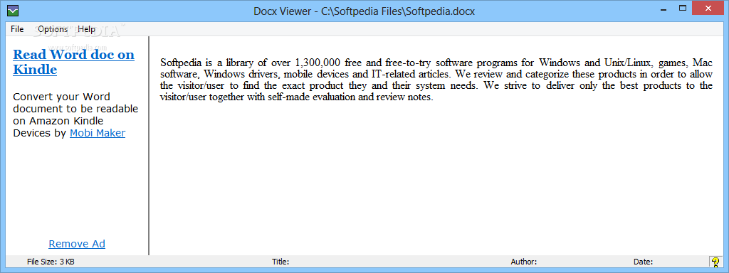 Download DocX Viewer 1.3