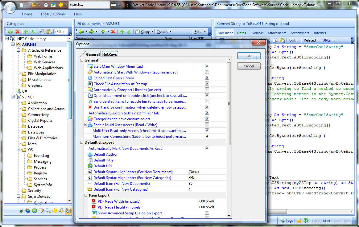 Code Library 2.1.0.212 Download, Screenshots