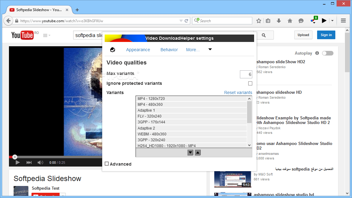 video downloadhelper adp