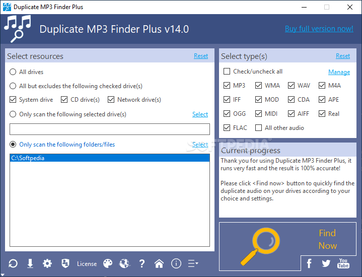 Duplicate MP3 Finder Plus 17.2 Build 041 Download, Review, Screenshots