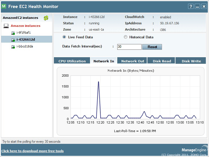 EC2 Health Monitor 1.0 Download, Screenshots