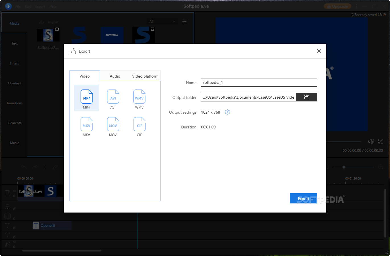 Download EaseUS Video Editor