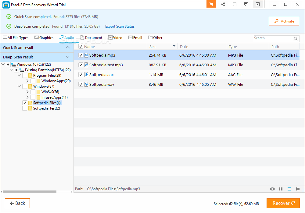 Download EASEUS Data Recovery Wizard Professional 13.6.0