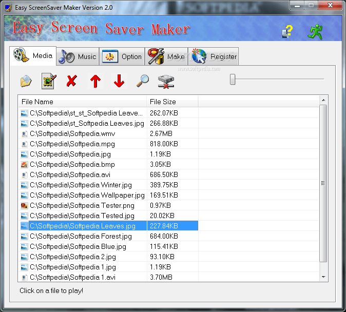 Easy ScreenSaver Maker 2.0 Download, Review, Screenshots