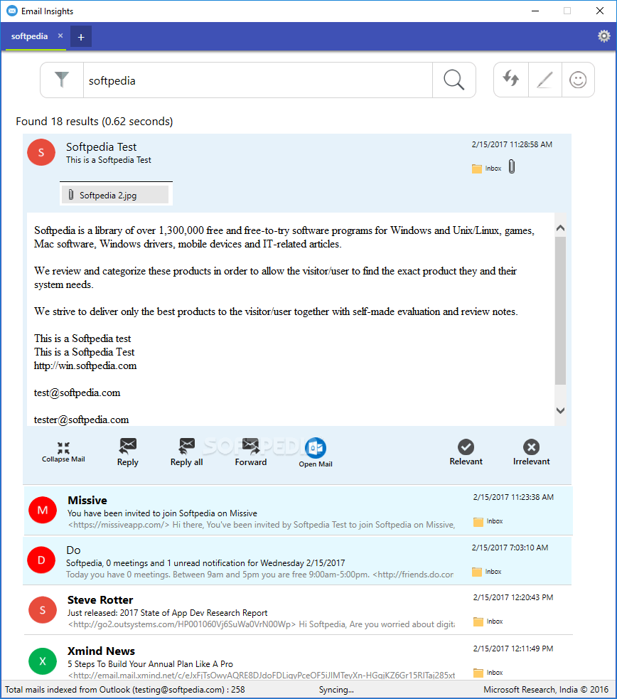 Email Insights Download & Review