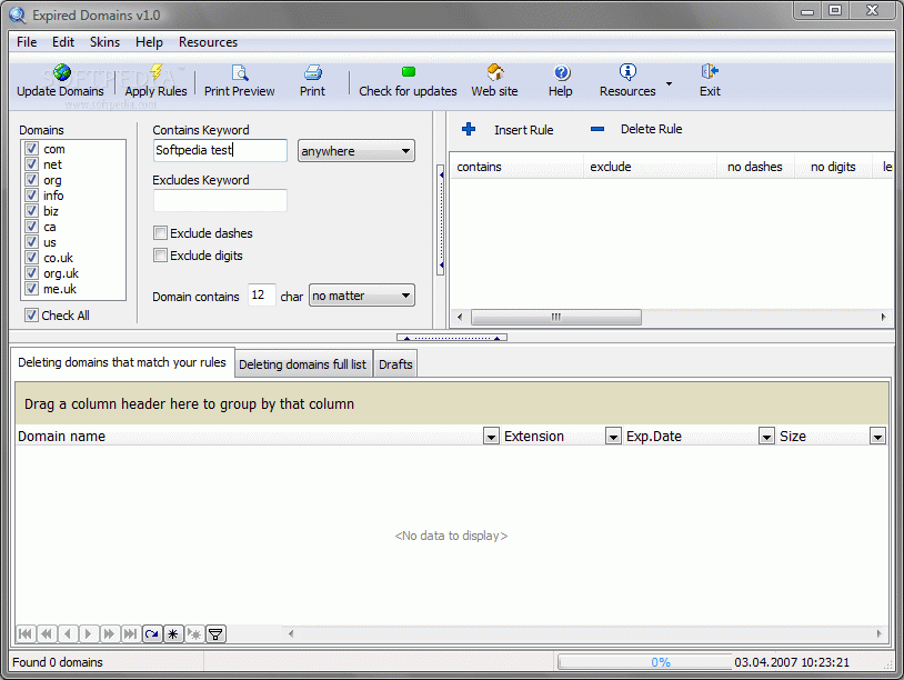 Download Expired Domains 1.0
