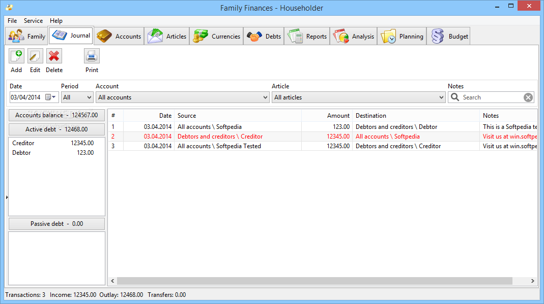 Family Finances Download & Review