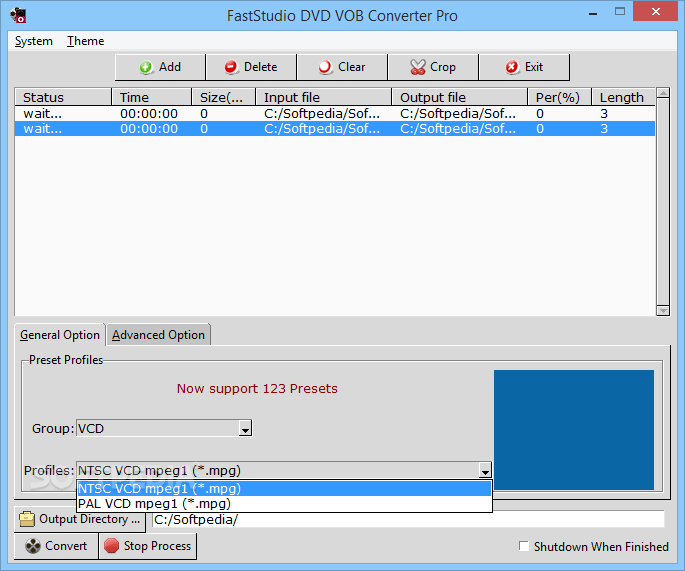 Download FastStudio DVD VOB Converter Pro