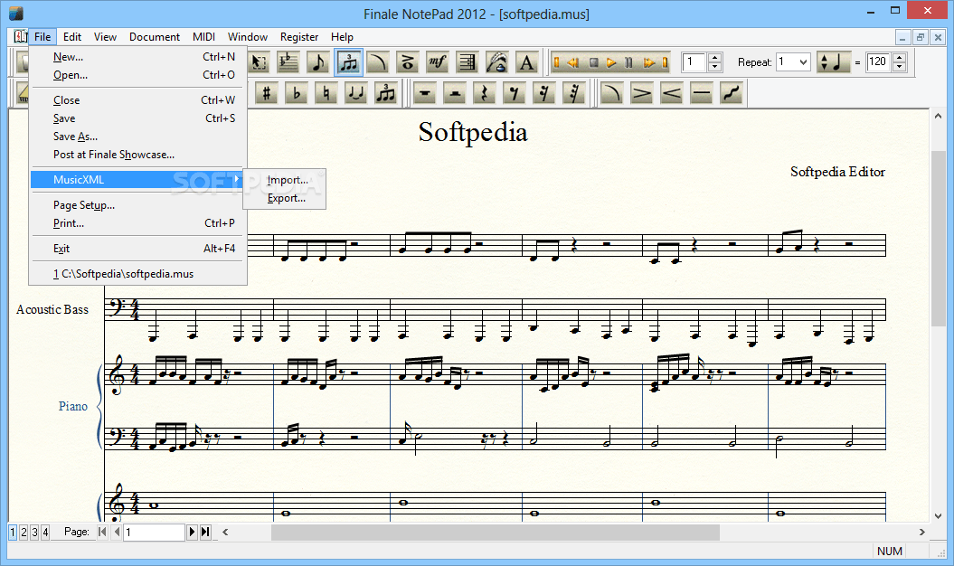 Finale Notepad 2012.r1 Download, Review, Screenshots