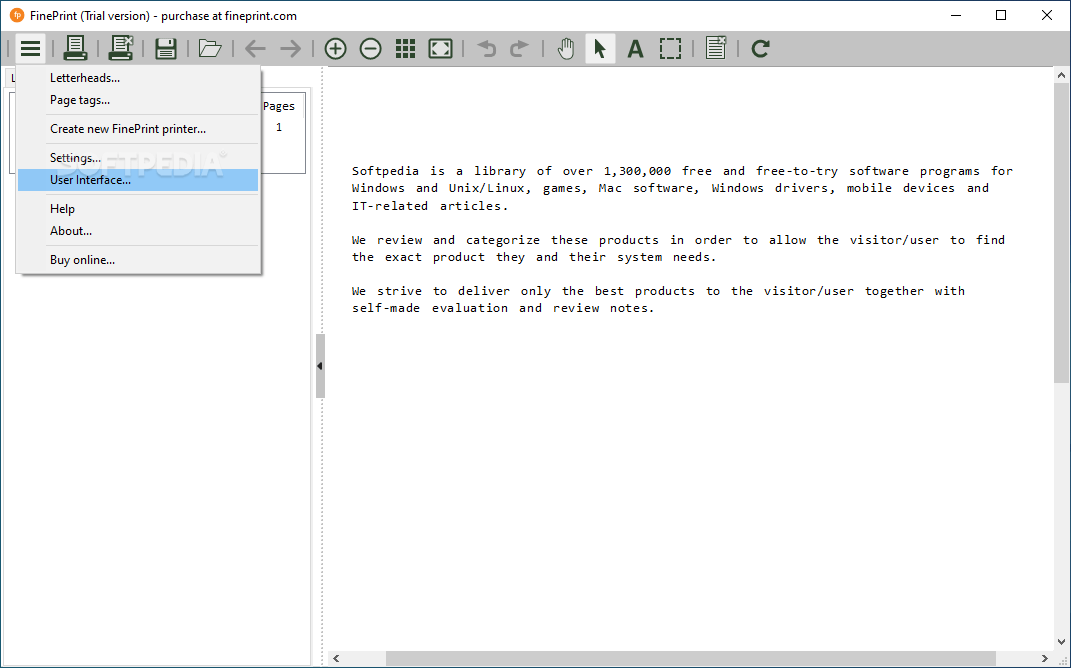 FinePrint 12.06 Download, Review, Screenshots