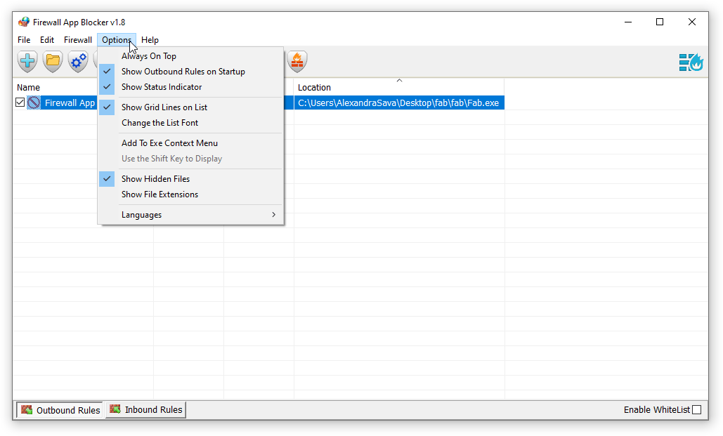 Firewall App Blocker 1.9 Download, Review, Screenshots