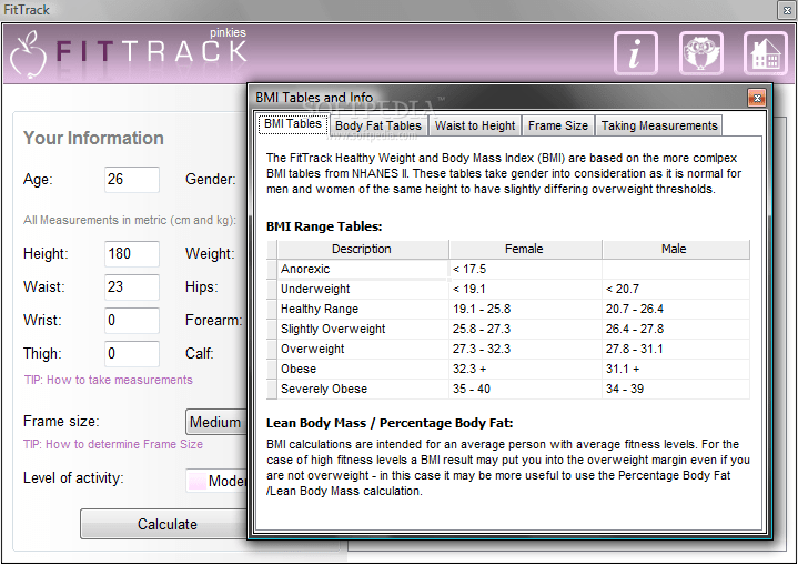 FitTrack 1.0 Download, Review, Screenshots