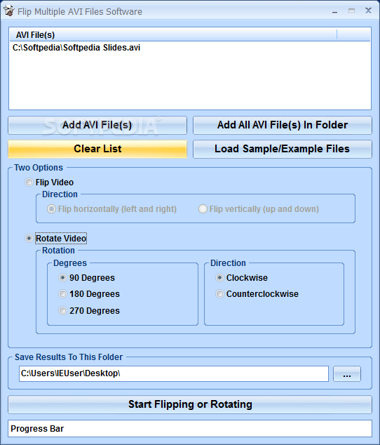 Flip Multiple AVI Files Software 7.0 Download, Review, Screenshots