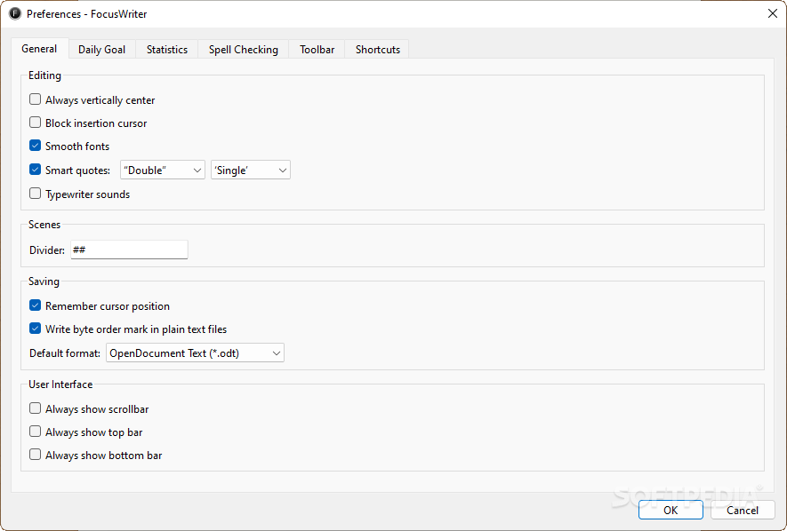 Download FocusWriter Portable 1.7.6