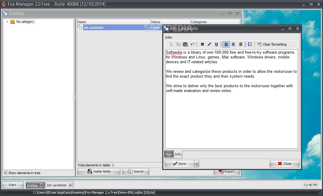 Download Fox Manager Free 2.0 Build 40068