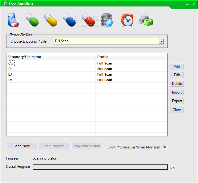 Free AntiVirus 1.0 Download, Screenshots