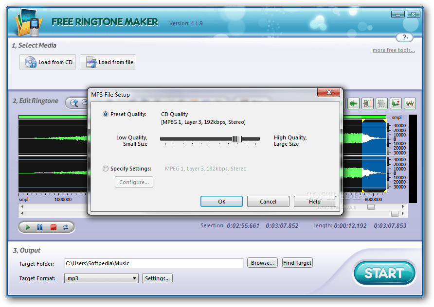 Free Ringtone Maker 8.8.2.5 Download, Review, Screenshots