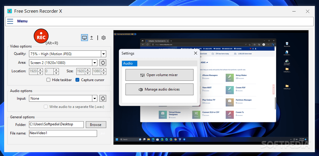 Download Free Screen Recorder X