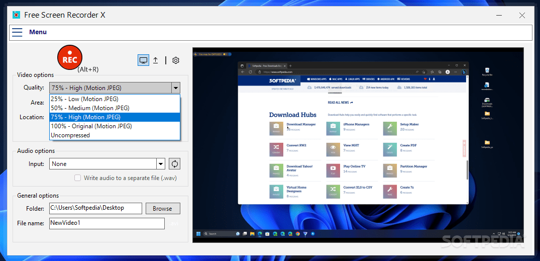 Download Free Screen Recorder X
