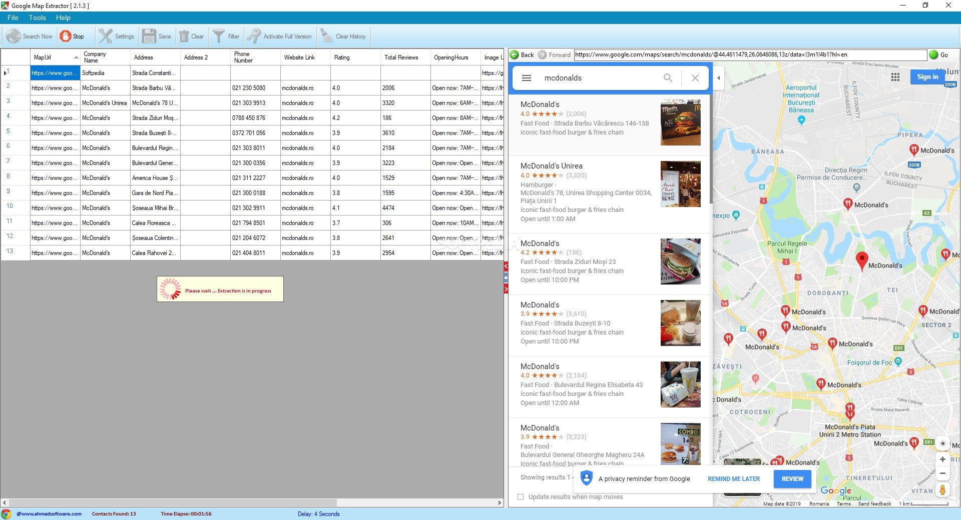 Download Google Map Extractor 2.1.31