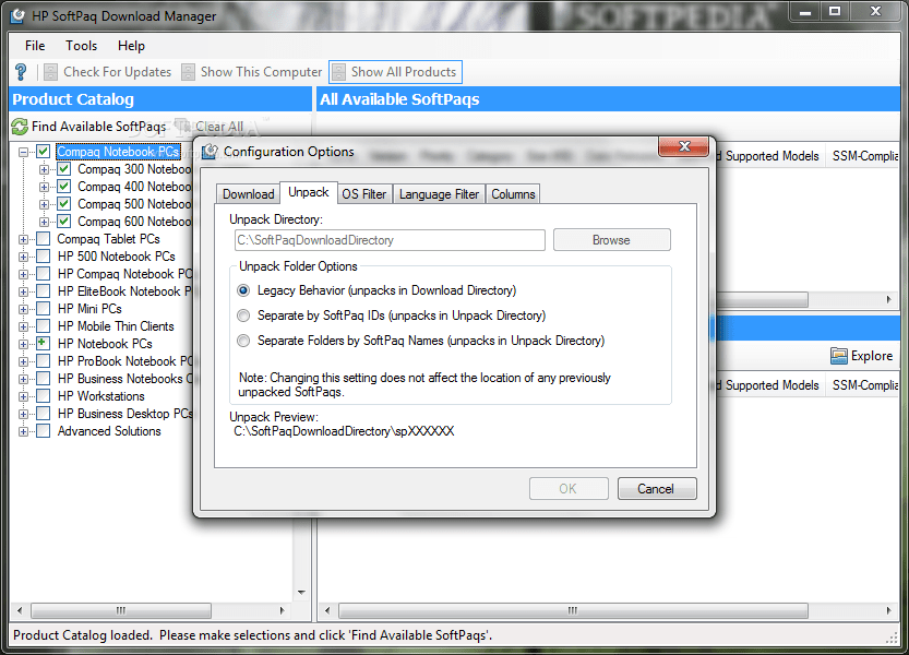 Download HP SoftPaq Download Manager 3.2.0.0 REV. A