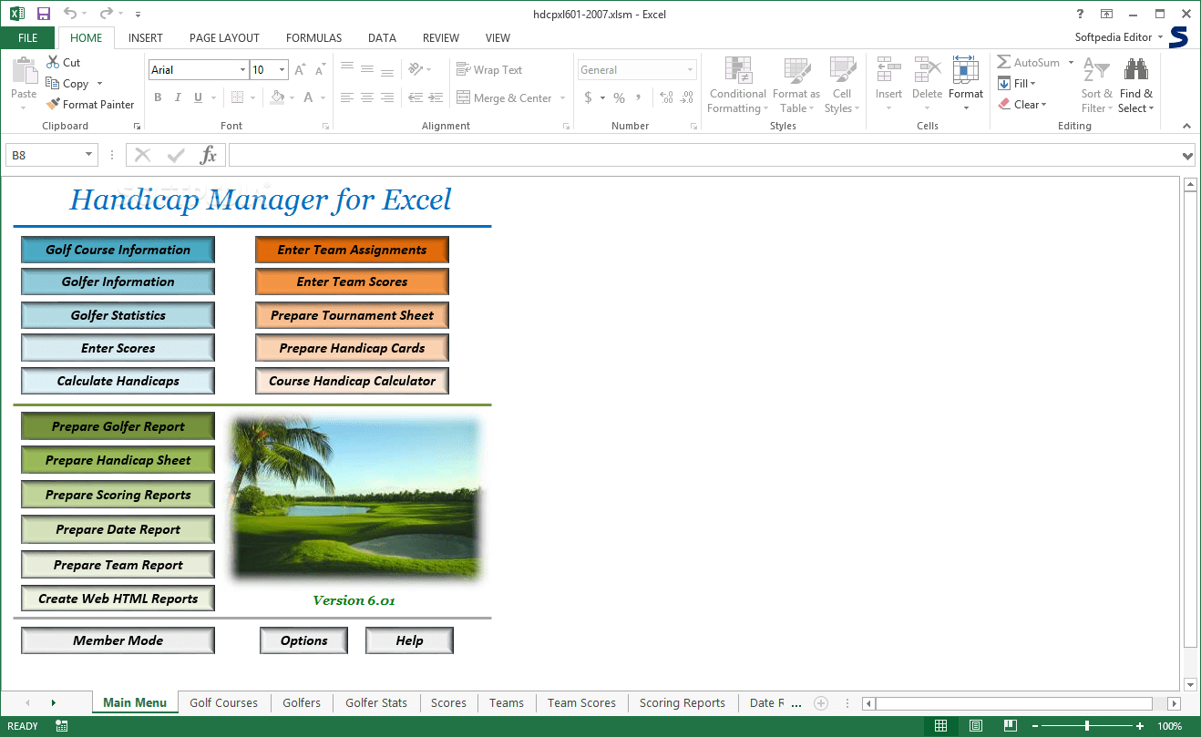Download Handicap Manager for Excel 6.03
