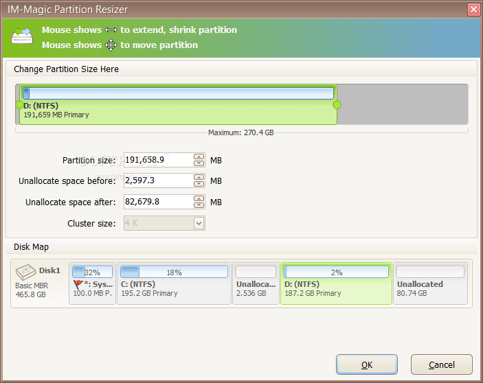 Download IMMagic Partition Resizer Server Edition 3.7.0
