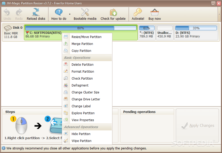 IMMagic Partition Resizer 6.9.0...