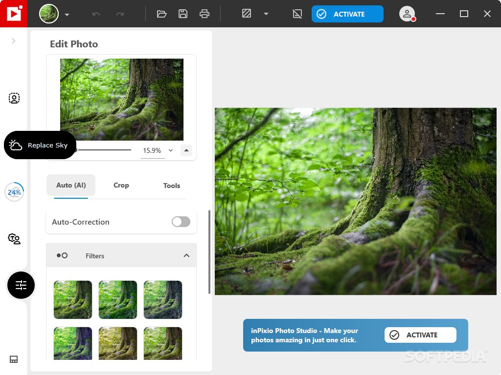Download InPixio Free Photo Editor 8.5.0 / 9.1.0.0 Store App