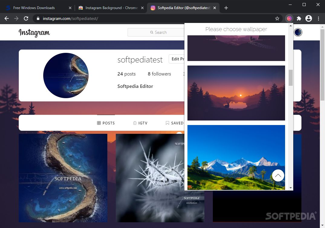 Download Instagram Background