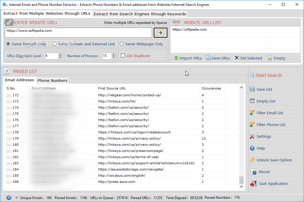 Download Email and Phone Number Extractor