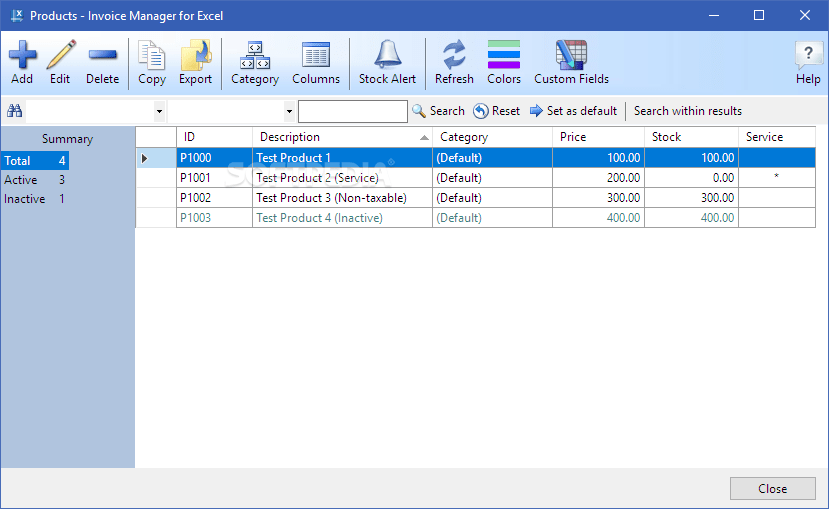 Download Invoice Manager for Excel 15.12