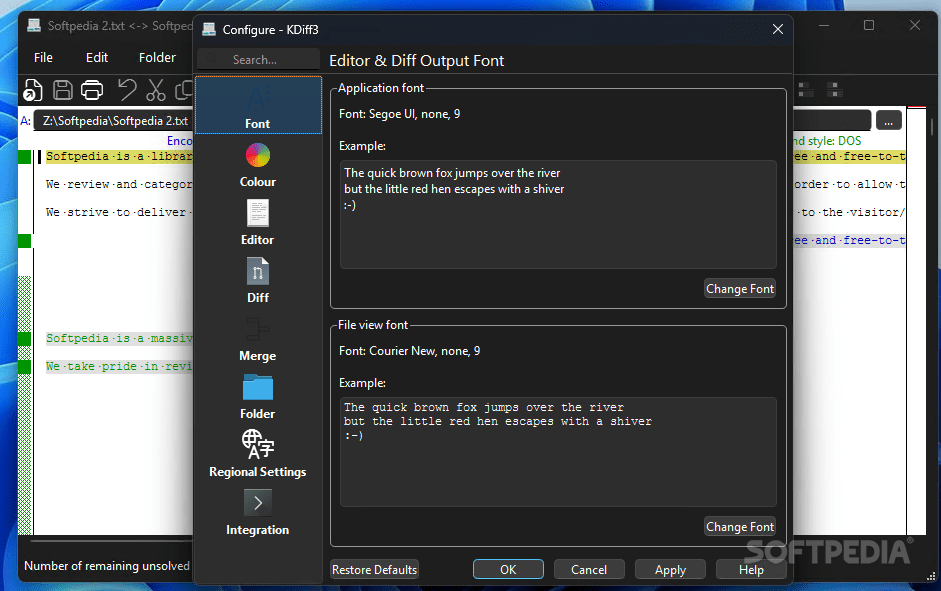 KDiff3 0.9.98 Download, Review, Screenshots