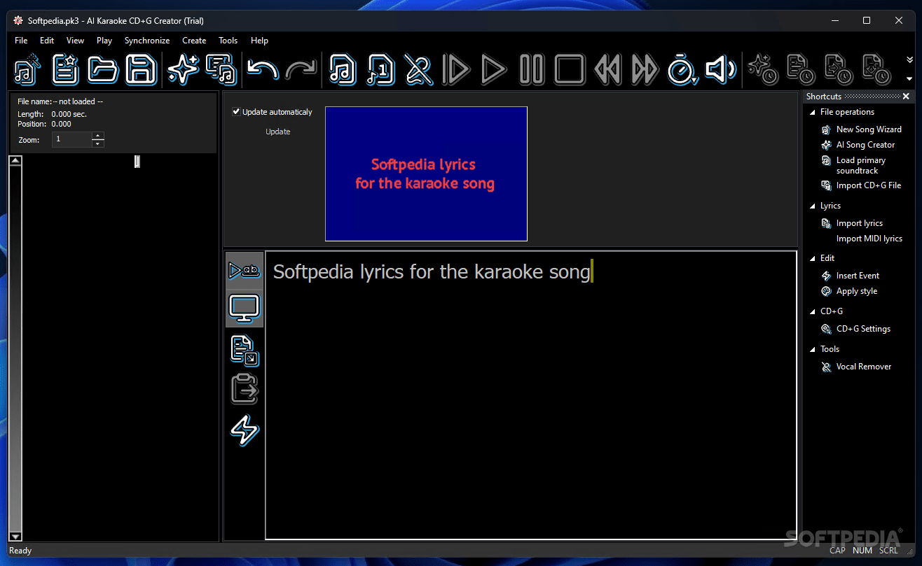 Download Karaoke CD+G Creator 2.4.19
